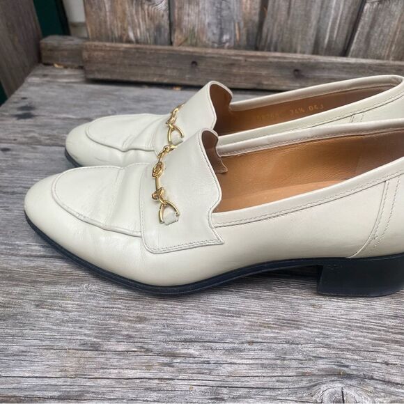 GUCCI Jakarta Calfskin Womens Interlocking G Horsebit Loafers size EU34 1/2 - Picture 8 of 14